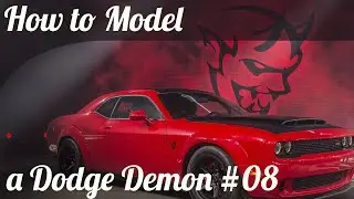 3D Car Modeling Tutorial pt.8 | Modeling a Dodge Demon