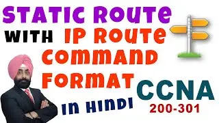 ✅ Static Route | IP Route Command | Routing Part 11 | Cisco CCNA 200-301