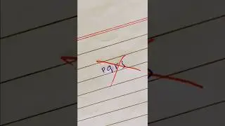 Writing 'pqrs' in Cursive Calligraphy // 
