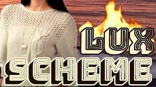 Люксовые свитера со схемами вязания. Luxury sweaters with knitting patterns.