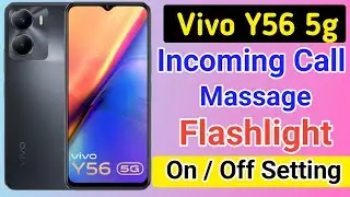 Vivo y56 incoming call flash light setting / Vivo y56 me incoming call flash light on kaise kare