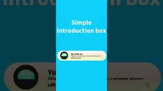 【HTML&CSS】Simple introduction box #shorts #html #css #animation