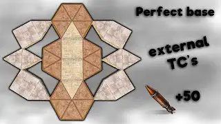 Rust - Perfect Base 2x1 for SOLO/DUO/TRIO design | +50 rockets