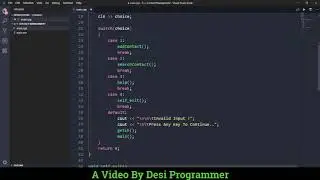 Contact Management In C++   Explanation