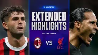 AC Milan vs. Liverpool: Extended Highlights | UCL League Phase MD 1 | CBS Sports Golazo