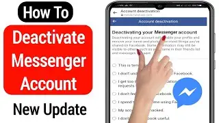 How To Deactivate Messenger Account (New Update 2022) | Deactivate Messenger Account