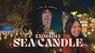 Life in Japan | enoshima sea candle 🏝🕯 shonan candle event 2023 (ep 12)