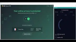 【AVG Secure VPN】Review France Speed Test ☑️️️️