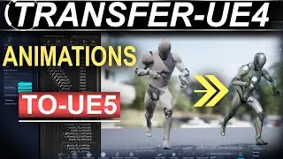 Transfer Unreal4 to Unreal5 Animations (In 60 SECONDS!!)