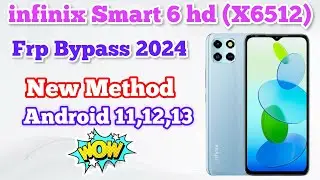 Frp bypass infinix smart 6 hd (x6512) 2024 | New method Google Account Bypass done 👍.