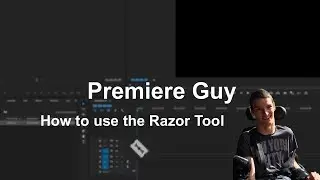 Premiere Pro CC - How to use the Razor Tool