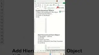 Create Hierarchical Chart in Excel Using Visio for Free - PART 1 - Excel Tips and Tricks