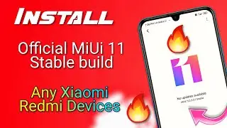 Install Official MIUI 11 Stable build in Redmi and Poco Device | Global/China Stable Flashing steps