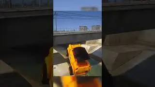 Escaping Cops with LEGO Car in GTA 5 RP..