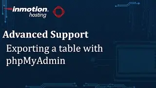 How to Export a Table Using phpMyAdmin