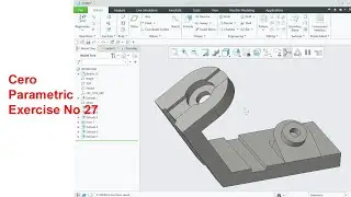 Creo Parametric Exercise No 27|| Cad exercise for beginner ||Cadcamwithisrar