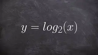 How to use a table to graph logarithmic function