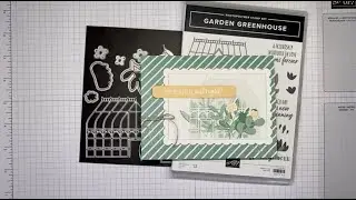 Stampin’ Up! Garden Greenhouse Card Tutorial