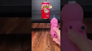 Gun Lighter VS Coca Cola, Imagine 100% Damage