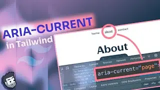 How to use aria-current in Tailwind