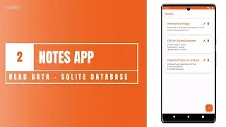 Notes App - Retrieve Data from SQLite Database in Android Studio using Kotlin | CRUD Part 2