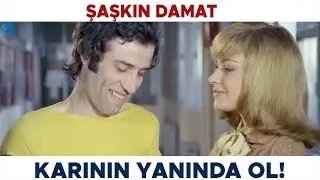 Şaşkın Damat Türk Filmi | Erkek Dediğin Karısının Yanında Olur!! Kemal Sunal Filmleri