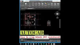 How to crop block in AutoCad (XC command)