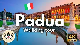 [4K] PADUA Italy ✅ WALKING TOUR with subtitles - 