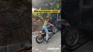 Motorcycle becomes 🚀 