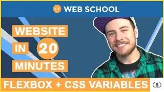 Flexbox Website Using CSS Variables In 20 Minutes!