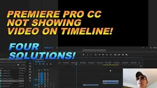 PREMIERE PRO CC NOT SHOWING VIDEO ON TIMELINE!  AUDIO ONLY!   FOUR SOLUTIONS!