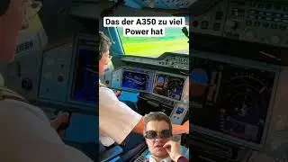 Wenn DU als Copilot realisierst das der #airbusa350 zu viel Power hat😵‍💫 #pilot