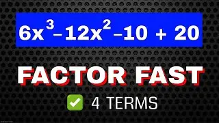 Factor by Grouping 4 Terms with a GCF