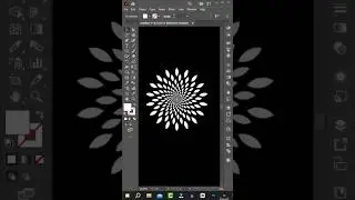 White mandala Pattern design in illustrator #shorts