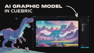 Cuebric – new AI Graphic Model | step-by-step tutorial to parallax preview