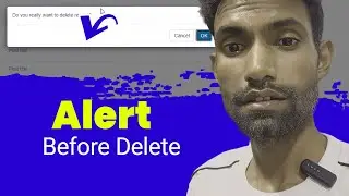 Confirmation Alert Before Delete database Record in PHP MySQL JQuery