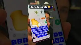 Teclado secreto no celular Samsung #dicas #truques #celular #samsung