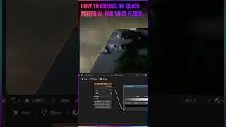 How to create a quick floor material in 