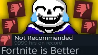 Undertale Negative Reviews are hilarious