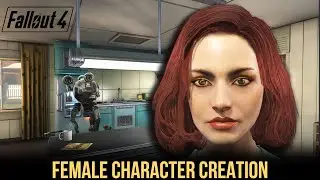 Fallout 4 - Female Character Creation Red Haired (no mods)