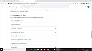 #11 SEO basics 2021 | Check Search Console for manual actions