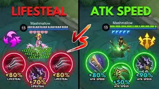 Miya Lifesteal Build vs Miya Attack Speed Build