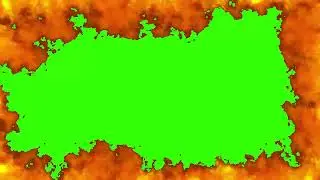 Realistic Burning Frame Animation | Green Screen VFX for Cash Cow edits | Copyright Free Fire Effect