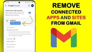 Remove Connected Apps from Google Account (2024)