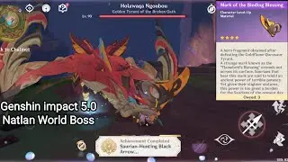 Genshin Impact 5.0 - Natlan World Boss & Item Drop: Holawaqa Ngoubou