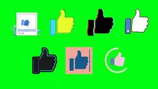 👍 GREEN SCREEN 👍🏿 Animated THUMBS UP EMOJIS 👍🏻👍