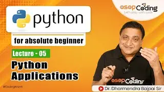 Python Applications | Python Tracks | Career Options in python | Python for beginner - #Lecture5