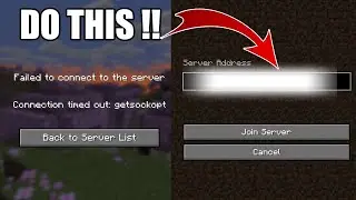 How To Fix Minecraft Error Connection timed out: getsockopt | Latest 2024