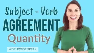 Subject Verb Agreement | Expressions of Quantity | English Grammar 2020