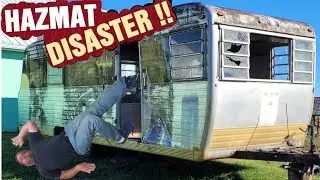 Nastiest CAMP Trailer in AMERICA !!  Filthy !!